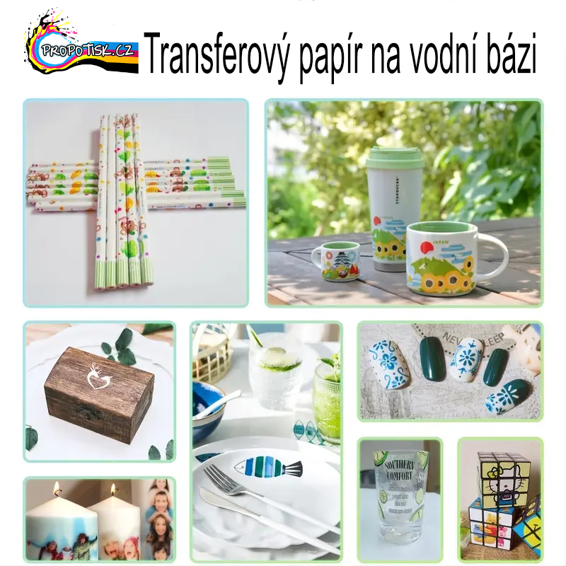 Transferový papír na vodní bázi - Ink - bílá