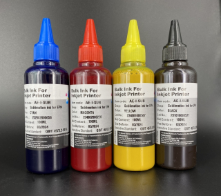 Sada sublimačních inkoustů CMYK 4x100ml