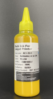 Sublimační inkoust YELLOW 100ml