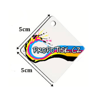 Klíčenka čtverec 5cm