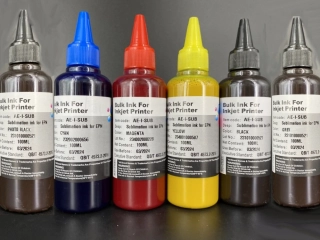 Sada sublimačních inkoustů CMYK+GY+PB 6x100ml